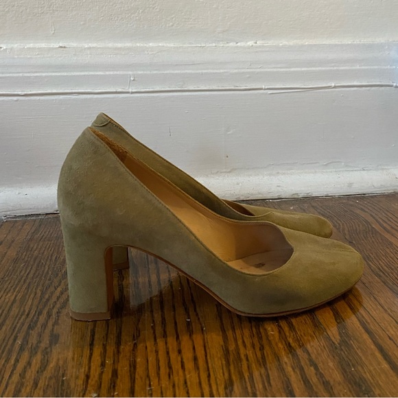 Maryam Nassir Zafeh Green Heels—Size 37.5 - Picture 1 of 4